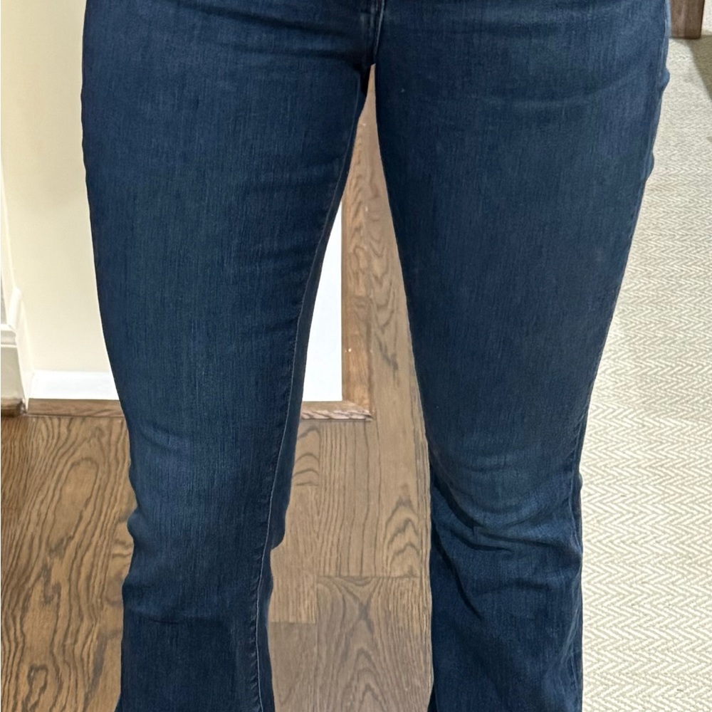 Veronica Beard Dark Blue High Rise Jeans